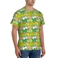 thumbnail image 5 of Rocae Cartoon Frog for Men's Moisture-Wicking Crew Tee - T-Shirt for Sports, Outdoor Activities, and Casual WearLarge, 5 of 9