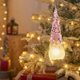 thumbnail image 1 of Gnomos navideños con luz colgante, adornos brillantes de gnomos navideños, muñecos de Papá Noel con cuerda para colgar, decoración para el árbol de Navidad, con pilas., 1 of 7