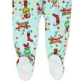 thumbnail image 4 of Dr. Seuss The Grinch Characters Infant Toddler Footed Blanket Sleeper Pajamas K254213GE, 4 of 7