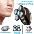 thumbnail image 5 of CHAO Afeitadora eléctrica para hombres, cortadora de cabello, afeitadora eléctrica inalámbrica, kit impermeable 5 en 1, 5 cabezales de afeitar/recortadora de cabello/recortadora de nariz/cepillo de li, 5 of 5
