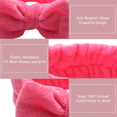 thumbnail image 3 of Diadema de belleza para mujer, súper suave y súper absorbente, lavado de cara cómodo, ducha de maquillaje facial cuidado de la piel spa diadema gruesa para niñas MFZFUKR CPB-DE-LYY609-5, 3 of 5