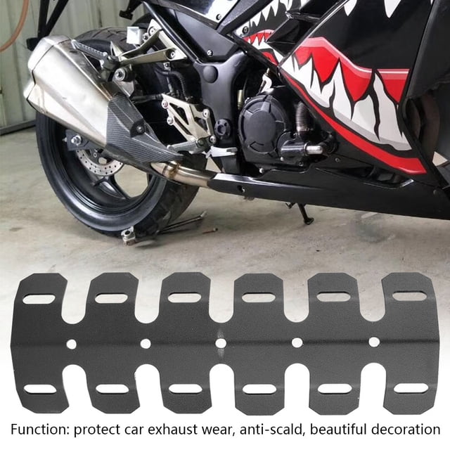 Cubierta Protectora Del Tubo De Escape De La Motocicleta Para Capó Modificado