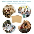 thumbnail image 2 of Kraft Paper Grease-proof Bag Snack Bags Lunch Small Sandwich Oil Bakery Supply Donut, 2 of 6