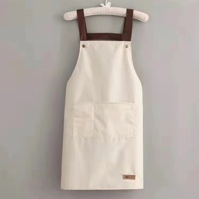 Delantal de cocina en forma de H grueso, impermeable y a prueba de aceite, para limpiarse las manos, delantal de regalo impreso