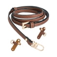 thumbnail image 1 of Correa para bolso, correa para hombro, ancho 0,9 cm, correa para bolso, correa para bolso de cuero PU, correa para bolso de mano, cartera, , Hebilla dorada marrón, 1 of 8