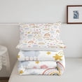 thumbnail image 4 of Rainbow Comforter Colorful Stripes Comforter Set ren Multicolor Bedding Set Room Decor Cute Kawaii Girly Duvet Set, 4 of 6