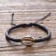 thumbnail image 4 of Minnieouse 1 Juego de pulseras trenzadas, de concha, accesorio de moda de ambiente exótico, conjuntos de joyería hechos a mano para el vestido Ropa, zapatos y accesorios Miscelánea Oro negro Minnieouse AP009526-06, 4 of 6