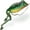 Holographic Green, variant on Panther Martin FROGH_3_CH Holographic Superior Frog Fishing Bass Lure - Holographic Chartreuse - 3 (3/8 Oz)