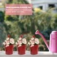 thumbnail image 2 of LEEYNEER 6PCS Iron Hanging Flower Pot Railing Fence Balcony Garden Decor Flower Holder, 2 of 6