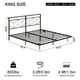 thumbnail image 2 of Base Cama Flotante - con Luces LED Ajustables, Plataforma de Metal con Listones de Acero Resistente con Soporte, no Necesita somier, fácil de Montar, 2 of 8