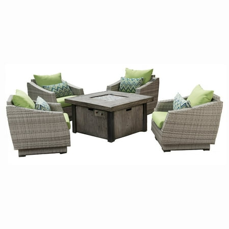 DISCONTINUED BY VENDOR 08 02 Cannes 5pc Fire Chat Set - Ginkgo Green by RST Brands