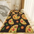 thumbnail image 4 of Living Room Rugs Non-Slip Carpet, Cartoon Food Pizza Rug Machine Washable Rectangle Rug, Multicolored Decoration Carpet, Soft Low Pile Floor Decorate Carpets For Bedroom, 4 of 7