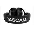 thumbnail image 3 of TASCAM TH-02B Padded Foldable Recording Mixing Home & Studio Headphones - Black, 3 of 5