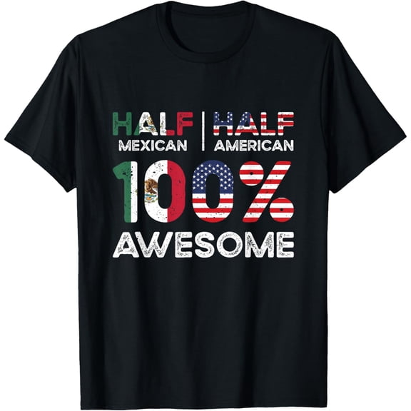 Mexican American Patriot USA Grown Mexico US Flag T-Shirt