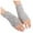Grey, variant on HNMKIU Knitted Fingerless Arm Warmers for Women Winter Thermal Gloves Mitten Handwear Cold Weather Accessories Yellow,One Size