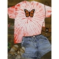 thumbnail image 3 of Monarch Butterfly Art Tie Dye Cyclone Women -Image by Shutterstock, Female Medium, 3 of 4