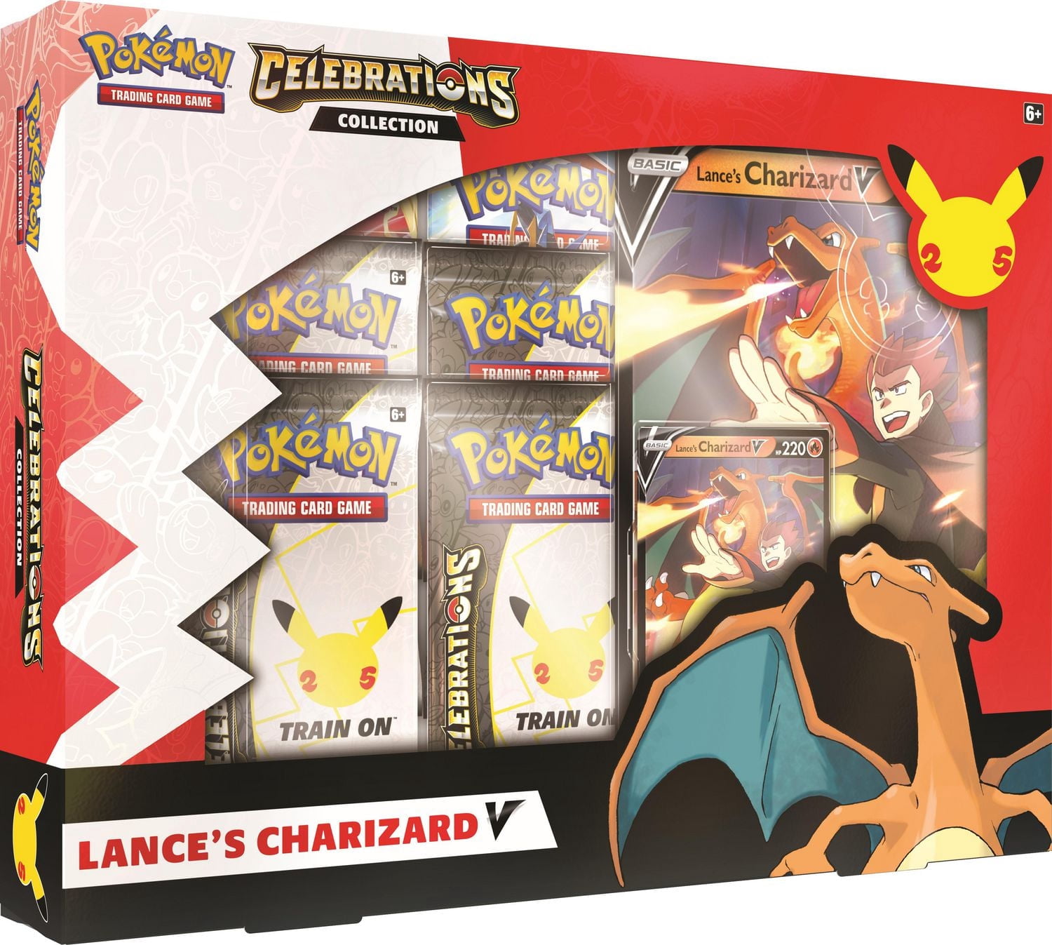 Pokémon  Jeux de Cartes à Collectionner, Collection Célébrations (Lance's Charizard V)
