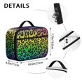 thumbnail image 6 of Black and Blue Leopard Print Insulated Lunch Bag Teens,Bento School Lunch Bag for Teens for Work,Picnic or Travel 10.6x7.7x4.3 Inches,12 Can Capacity, 6 of 6