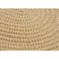 thumbnail image 2 of Colonial Mills 2' x 6' Pale Yellow Oval Handmade Braided Area Runner Throw Rug, 2 of 2