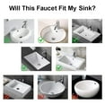thumbnail image 7 of Wovier Brushed Gold Waterfall Bathroom Sink Faucet with Supply Hose,Single Handle Single Hole Lavatory Faucet,Slanted Body Basin Mixer Tap Commercial, 7 of 7
