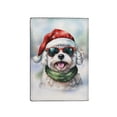 thumbnail image 2 of Hello Winter Maltese Frosty Morning Walk Welcome Snowy Christmas Travel Passport Wallet Maltese Dog Lover Gifts Idea PU Leather Passport Holder Cover - 02018, 2 of 5