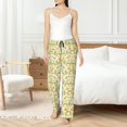 thumbnail image 4 of Balery Frogs And Botanical Pantalones de pijama para mujer, pijamas ultraligeros, pantalones de estar por casa-Large, 4 of 6