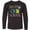AB-Black, variant on Inktastic 100 Days of School Party Long Sleeve Youth T-Shirt