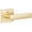 Satin Brass, variant on Sure-Loc CT102 15 Cortina Privacy Door Lever Set - Nickel