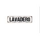 thumbnail image 1 of Letrero de metal rústico para puerta o letrero para lavadero, para lavandería, tamaño de placa: 4 x 16 pulgadas, 1 of 4