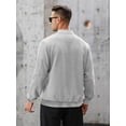 thumbnail image 4 of Colsmile Men's Bomber Jacket, Casual Lightweight Zip Up Varsity Jacket, Fashion Outerwear for Men, 4 of 8