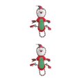 thumbnail image 2 of Greeniant Juguete interactivo para perros con cuerda chirriadora y papel arrugado, fácil de limpiar y duradero, juguetes para cachorros viejo rojo 2Conjunto, 2 of 6