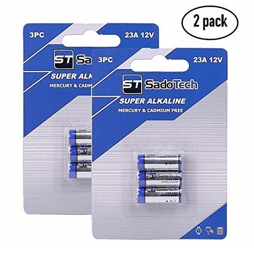 official a23 battery replacement for sadotech doorbell battery and accessories, long lasting, 2