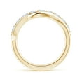 thumbnail image 2 of ANGARA Lab Grown Diamond Swirl Bypass Ring for Women in 14K Yellow Gold (Size-3mm | Color-F-G | Clarity-VS) | April Birthstone, Birthday, Anniversary, Jewelry Gift for Women | Lab-Grown Diamond Ring, 2 of 4
