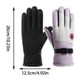 thumbnail image 4 of Waterproof Ski Gloves for Men & Women - 3M Thinsulate Insulated Winter Gloves - Touchscreen Compatible Gloves for Skiing, Snowboarding & Outdoor Activities, 4 of 5