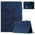 thumbnail image 1 of Pour Lenovo Tab M10 Plus (3e Gén) Étui Imprimé Cocotier Folio Support Intelligent Couverture de Tablette, 1 of 5