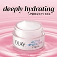 thumbnail image 2 of Olay Active Hydrating Eye Gel, Fragrance-Free, Anti-Aging Eye Cream with Hyaluronic Acid and Niacinamide, 2 of 14