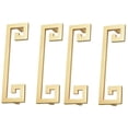 thumbnail image 4 of 4 pcs Unique Door Knobs Zinc Alloy Drawer Sturdy Cabinet Handles, 4 of 8