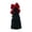 Green, variant on 11.8" Velvet Bow Mini Christmas Tree – Small Fabric Tabletop Xmas Tree Holiday Decor with Burgundy Bow, for Holiday Christmas Party Tabletop Decor (Red)