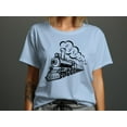 thumbnail image 4 of Train Locomotive Tshirt, Train Engine T-shirt Gifts for Men Women Boys Girls Teens, Ladies Funny Tshirt Steam Train Lover Gift Tshirt, 4 of 9