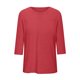 thumbnail image 4 of Talla grande Tops de tallas grandes,Camiseta estampada para mujer, blusa de manga 3/4, cuello redondo, informal, de imitación de tela, ideal para el hogar y el uso diario, sopatenor, 4 of 8
