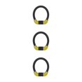thumbnail image 1 of Guardoinrt Bike Lock Universal Anti-theft 5 Digit Password Safety Chain Number Locks Padlock Bicycles Cycling Scooter Equipment Mini/Yellow 3PCS, 1 of 1