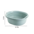 thumbnail image 3 of Btomtd Plastic Double Dishwashing Basket Draining Basket Kitchen Basket Household Fruit Bowl Multifunctional Round Dishwashing Basin Fruit Basket, 3 of 7