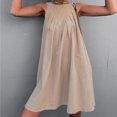 thumbnail image 2 of IROINNID Women's Sleeveless Shift Dress For Dress Casual Dress Round Neckline Below The Knee Women Dress, 2 of 7