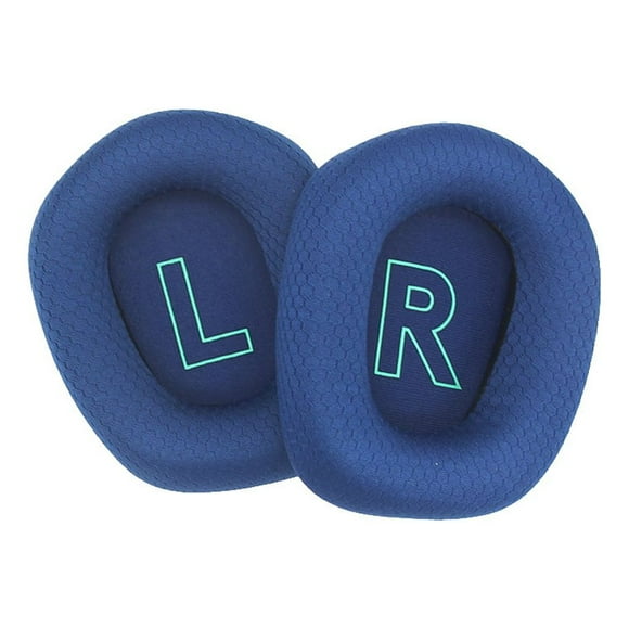 enqiretly Ear Pads Earphones Cushion Hearing Protection Breathable Mesh Noise Cancelling Cover Replacement for Logitech G733 Headphones Blue