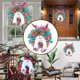 thumbnail image 3 of Cateissary Guirnalda de Pascua, adorno a tope de conejito para decoración de puerta, de conejito de Pascua, puerta delantera, primavera Decoración del hogar do, 3 of 4