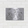 thumbnail image 3 of Luxe Metal Art 'Inverted Motorcycle Mechanical Sketch I' by Ethan Harper, Metal Wall Art, 16"x12", 3 of 7
