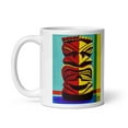 thumbnail image 2 of Restless Idol - featuring the artwork of MaddK studio - White glossy mug, 2 of 7