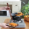thumbnail image 3 of VogueV #01 Clearance S Noodles Long Extra Wooden 16.5 Cooking Chopsticks Brown Inches Frying Kitchen Kitchen，Dining & Bar Tableware Coffee, 3 of 8