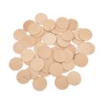 thumbnail image 1 of Round Wood Cutouts, Safe Non- Round Wood Chip Natural Beech Wide Application Durable Sturdy  For DIY Making For Gift Decorations, 1 of 8