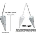 thumbnail image 5 of Howlite Crystal Pendulum Divination, 5 of 5